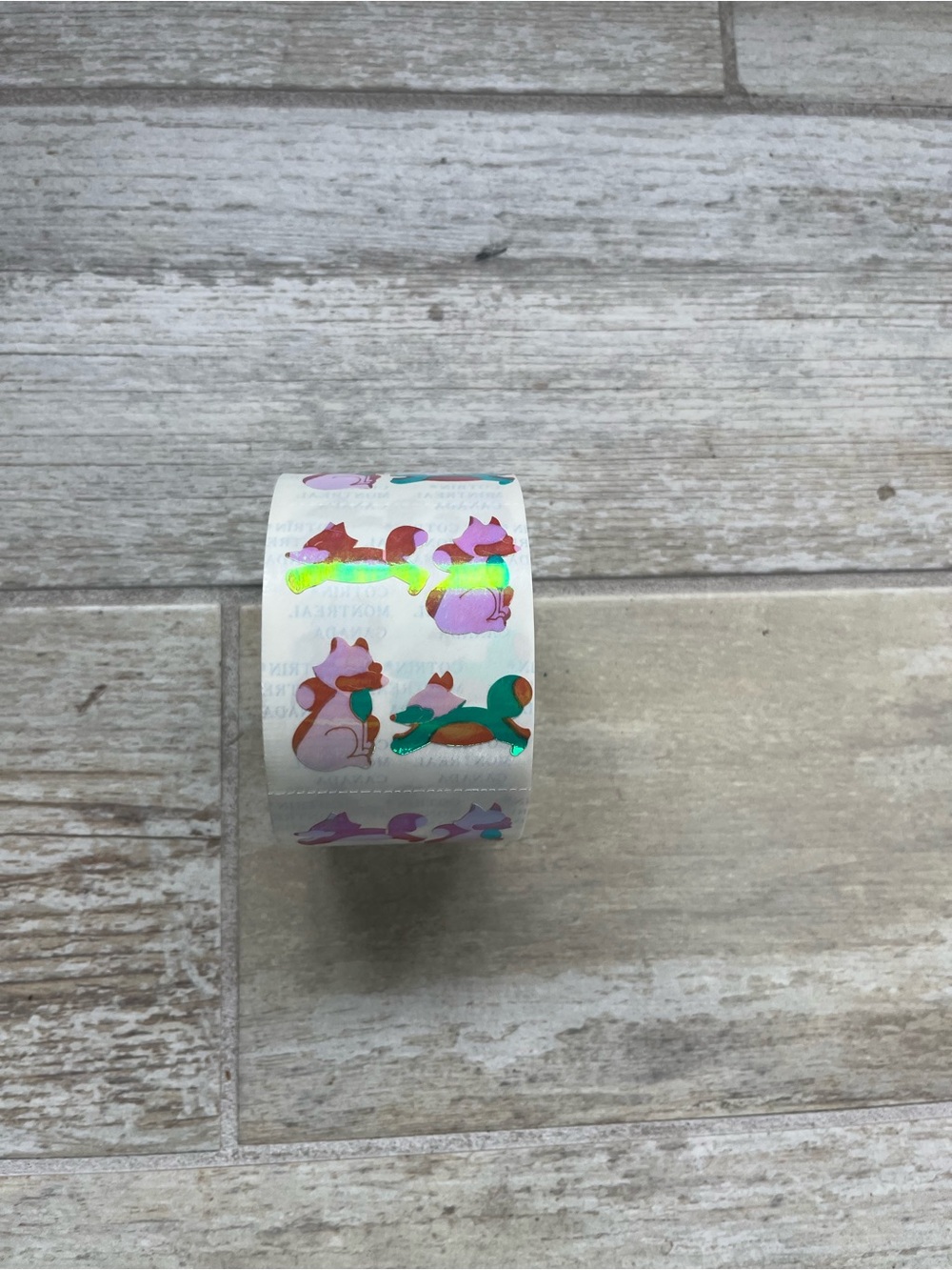 Cute Pets Sticker Roll